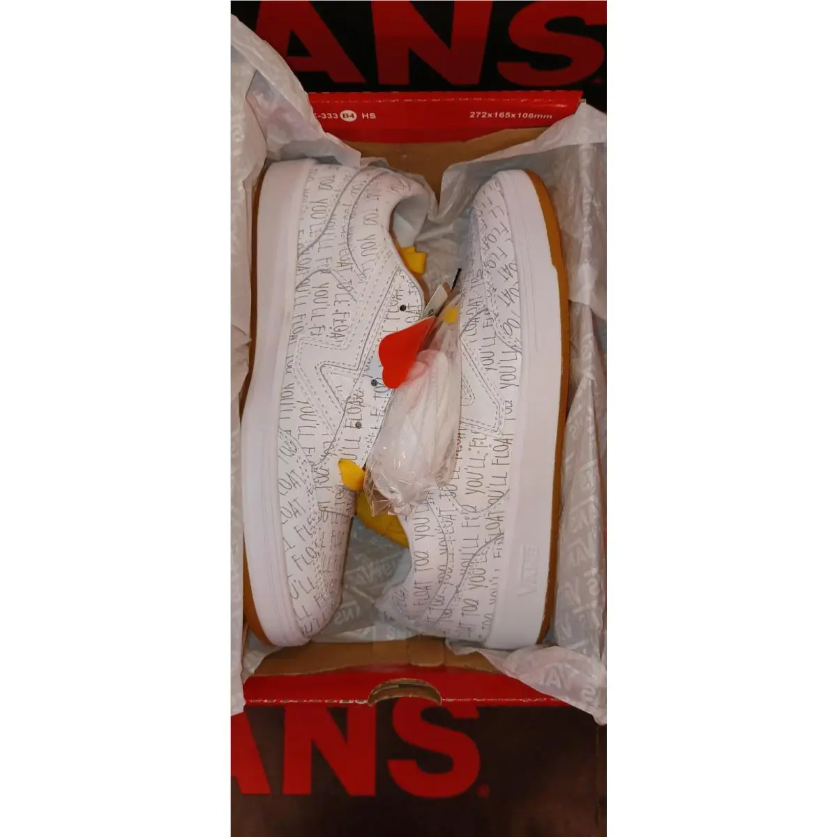 Vans shoes - Lowland CC It/Pennywise - Lowland - VN0A4TZY91J - White Yellow Black 23