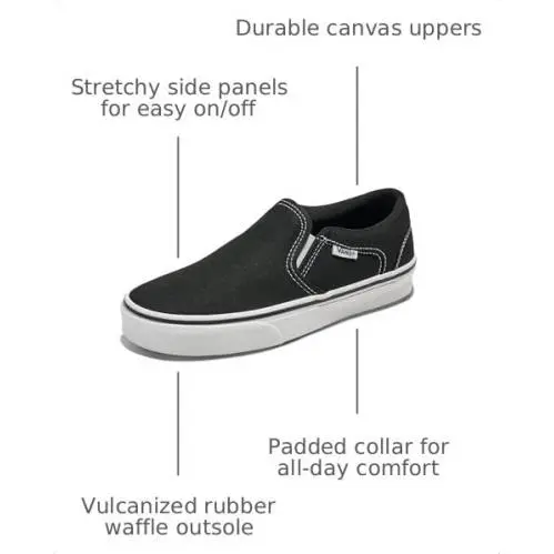 Vans shoes - vn 000 efd - efd - VN000EFD - canvas black white 1