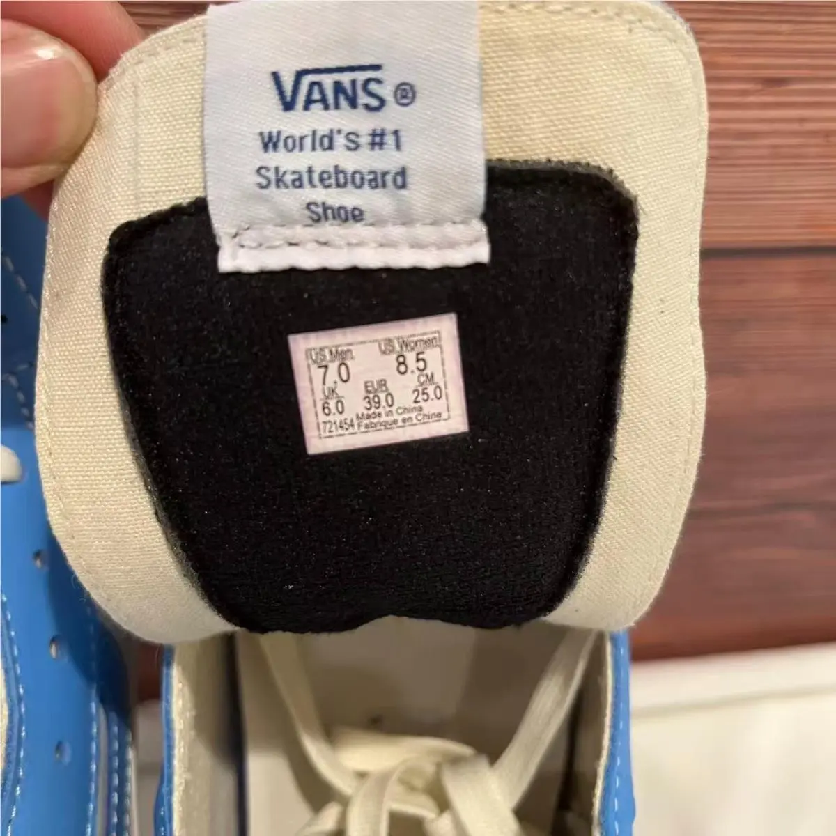 Vans shoes - VANS SK8-Hi Reissue - Reissue - VN0A4BVHXG0 - Blue 4