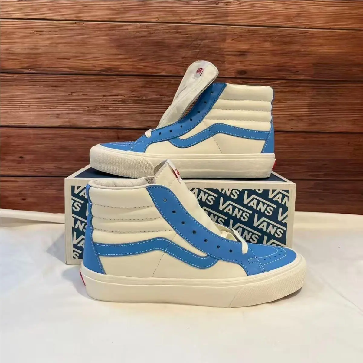 Vans shoes - VANS SK8-Hi Reissue - Reissue - VN0A4BVHXG0 - Blue 5