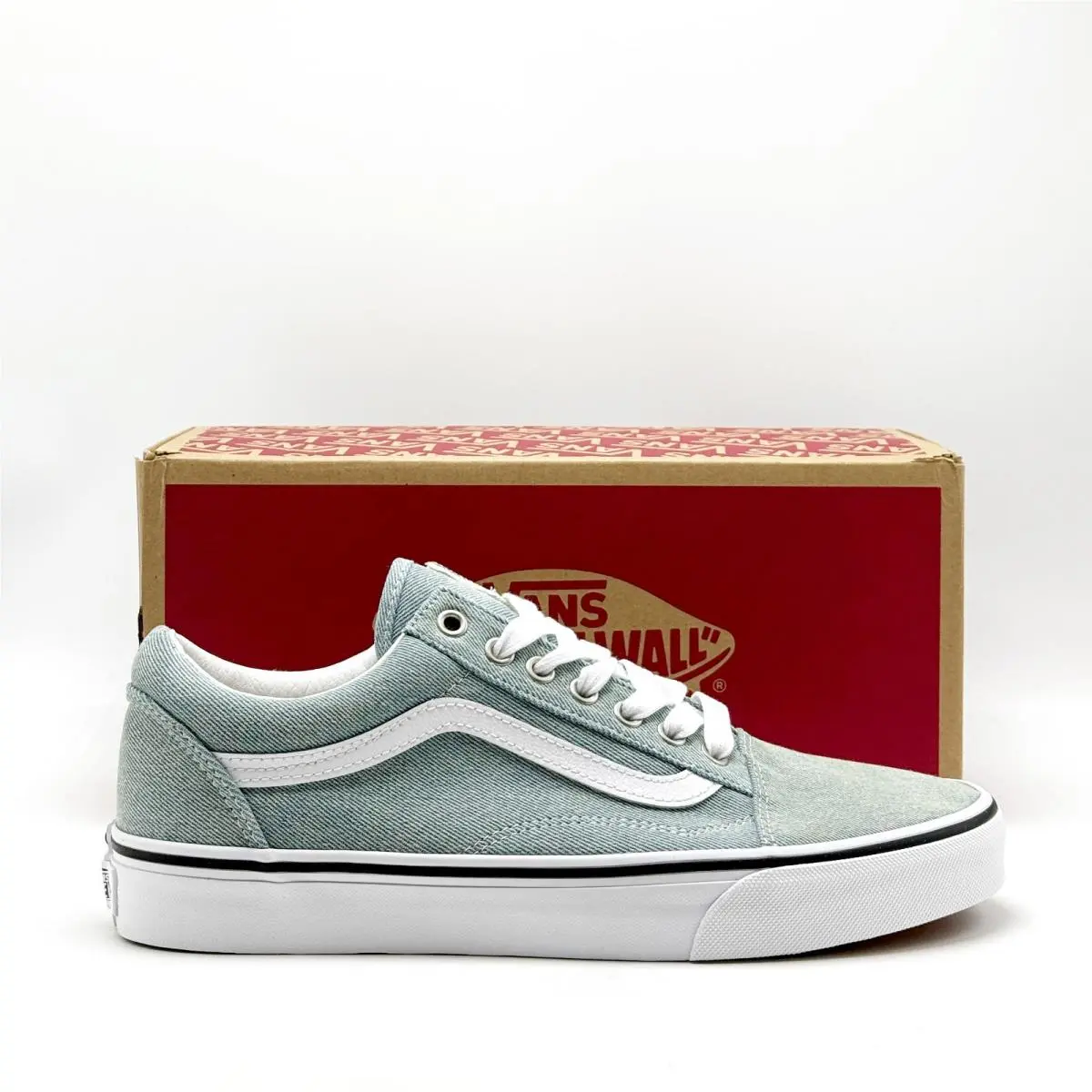 Unisex  Old Skool Shoes Denim Blue / White VN000Z90Y6Z by Vans