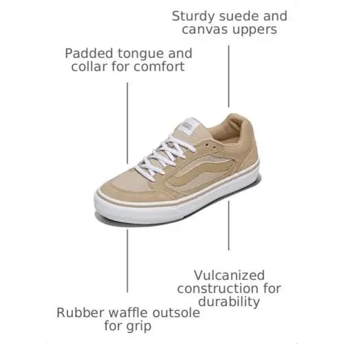 Vans shoes - vn 000 d 98 - VN000D98 - suede canvas black white 32