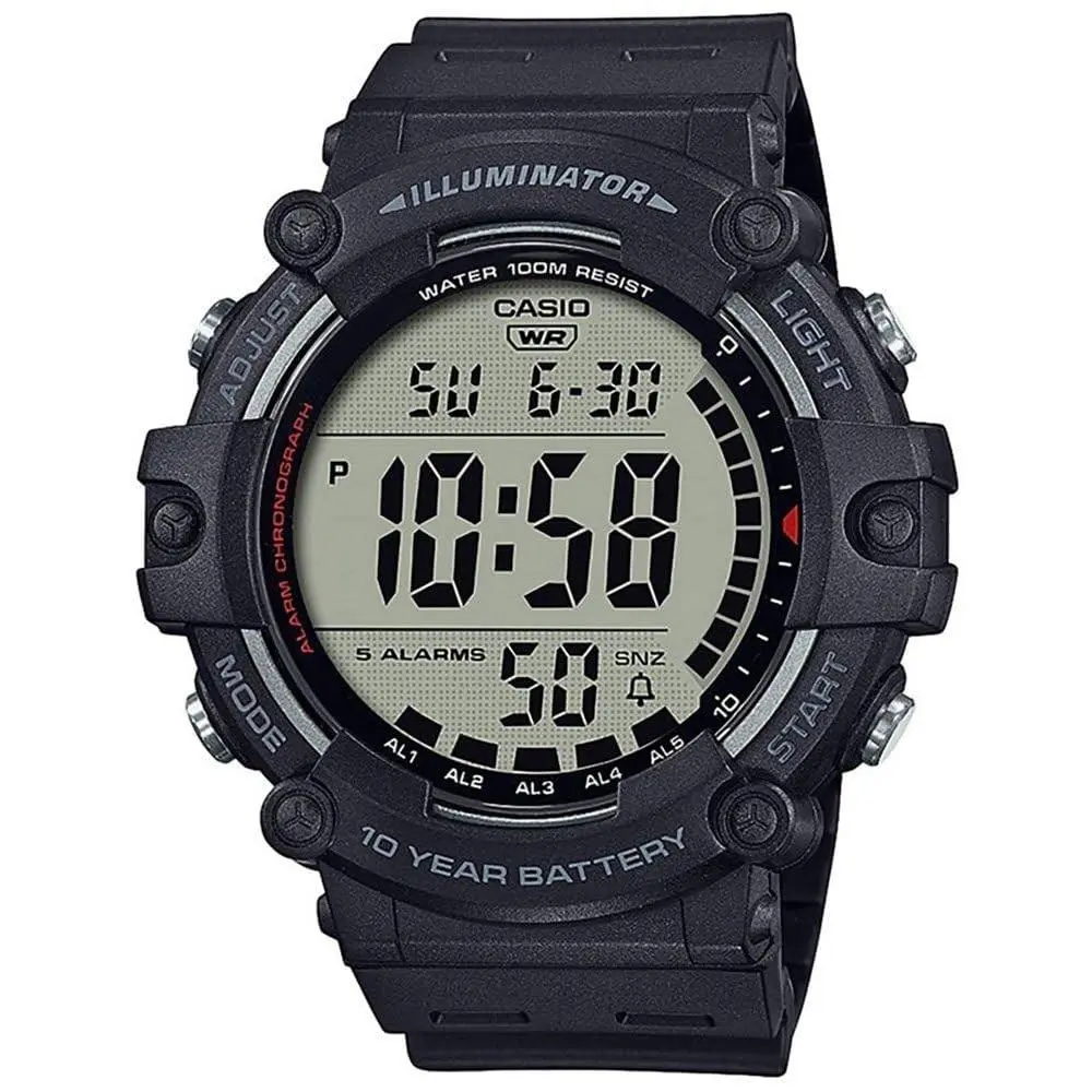 AE1500WH  Illuminator Digital Watch Men 10 Year by Casio