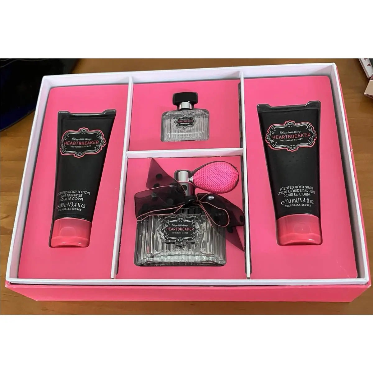 Victoria`s Secret Sexy Little Things Heartbreaker Eau DE Parfum 3.4 Oz Set Of 4 by Victoria's Secret