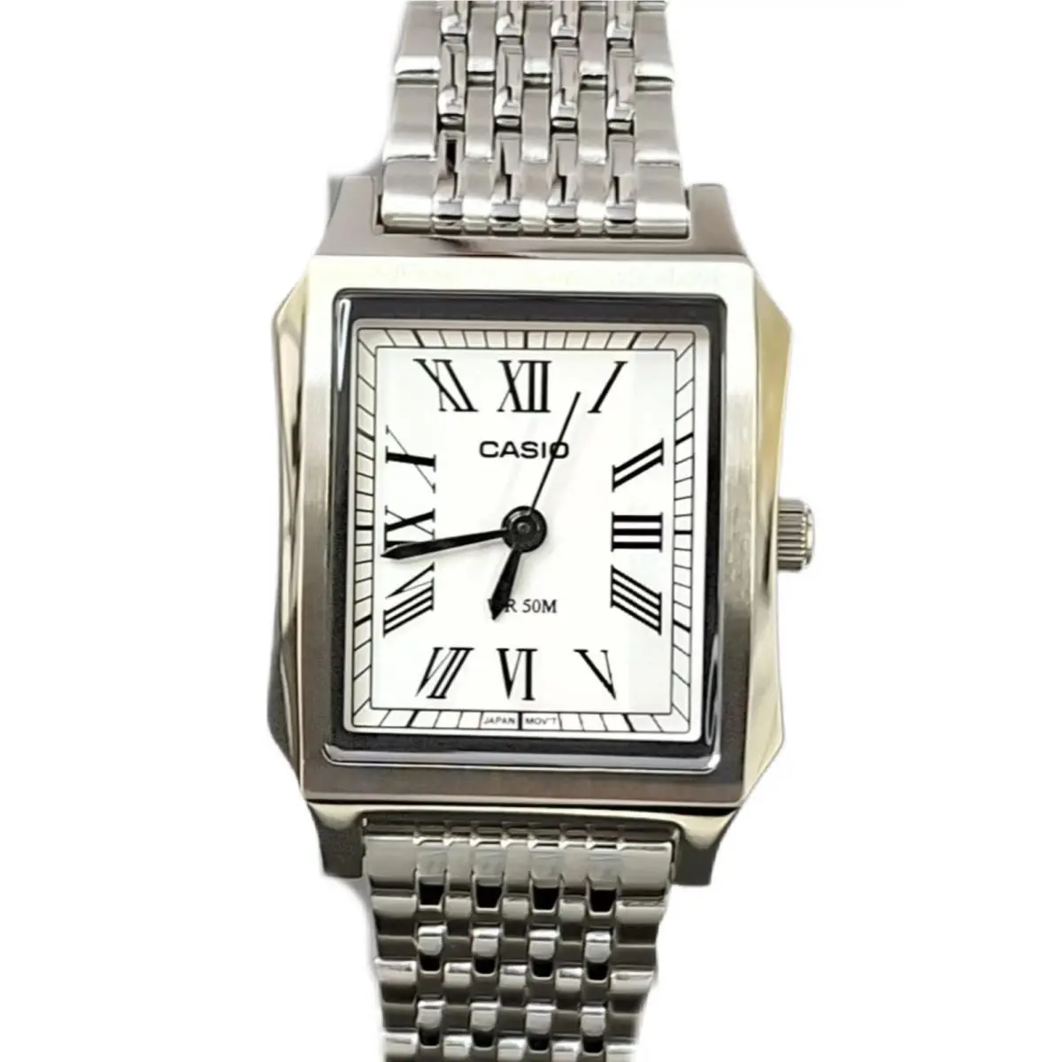 LTP-B190D-7B Black Dial Quartz Stainless Steel Band Women`s Watch by Casio
