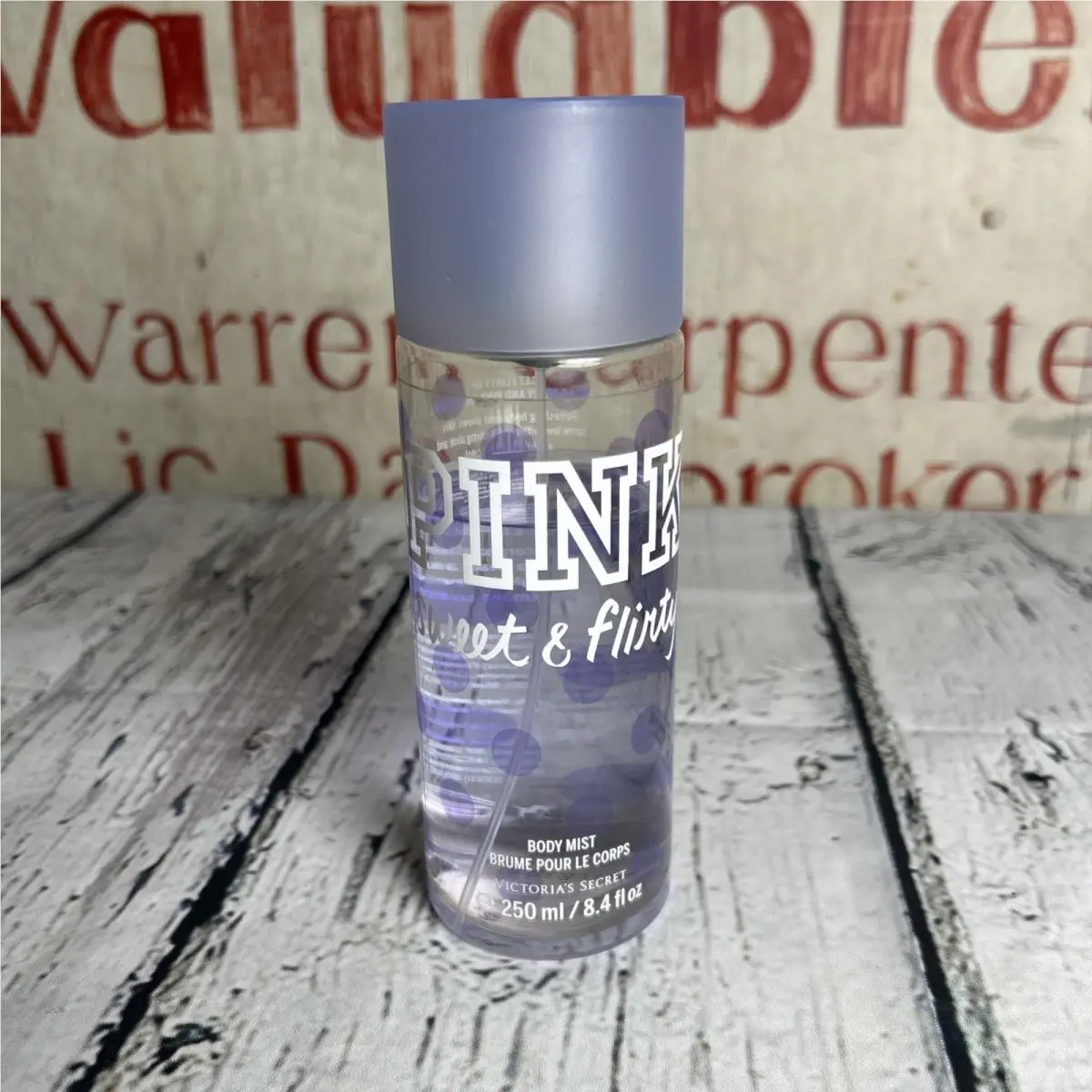 Victoria`s Secret Pink 8.4 oz Sweet and Flirty Shimmer Mist Body Fragrance Read by Victoria's Secret