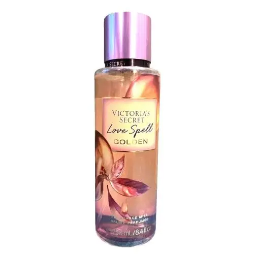 Lot 4 Victoria`s Secret Love Spell Golden Fragrance Body Mist Limited ED
