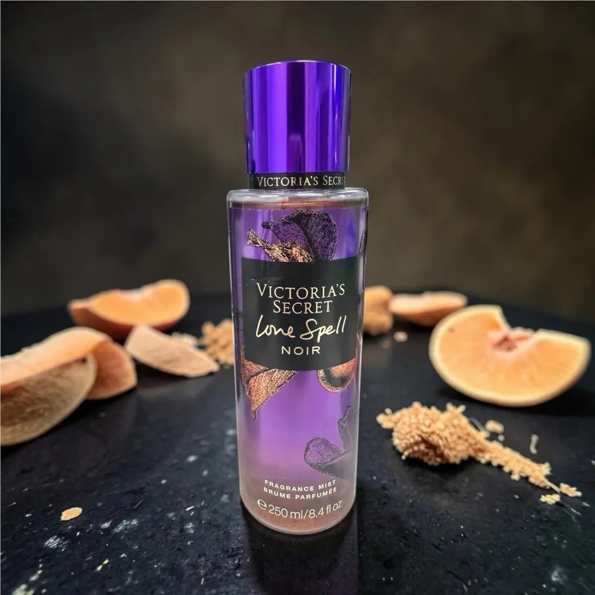 Victoria`s Secret Love Spell Noir Fragrance Mist Peach Sandalwood 8.4 fl oz by Victoria's Secret