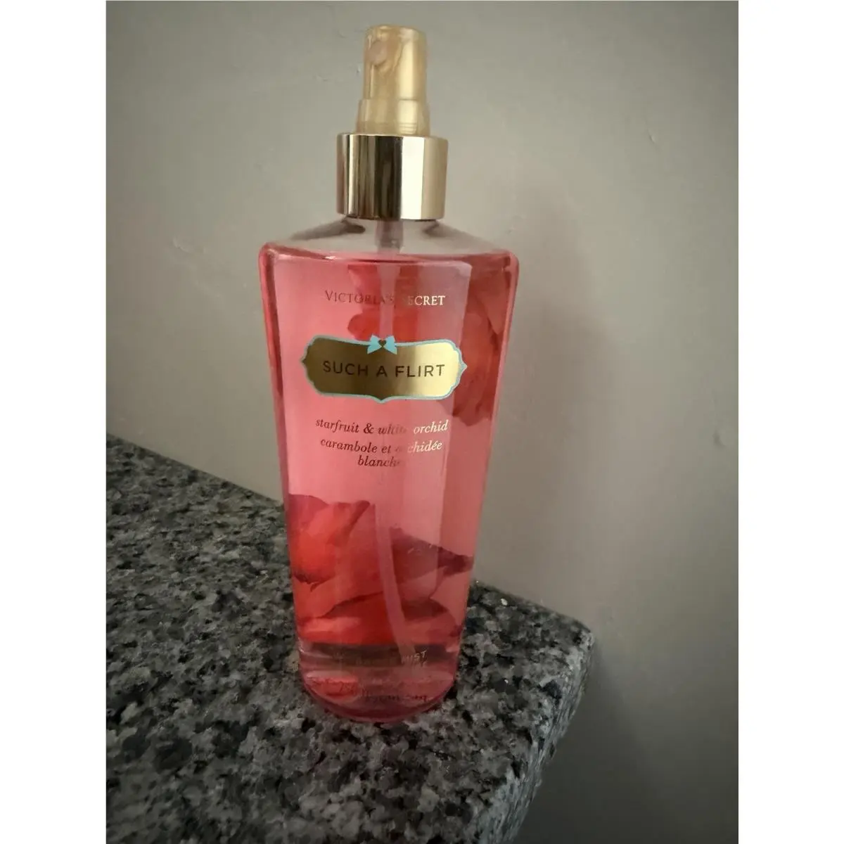 Victoria`s Secret Such A Flirt Fragrance Mist 8.4 oz Missing Outer Cap