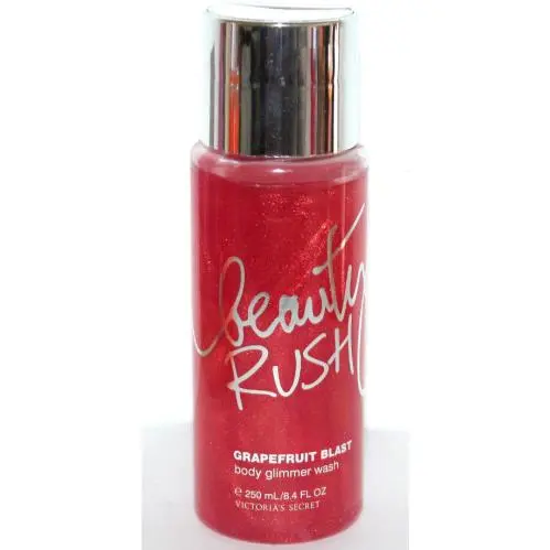 Victoria`s Secret Beauty Rush Grapefruit Blast Body Glimmer Wash 8.4 FL OZ