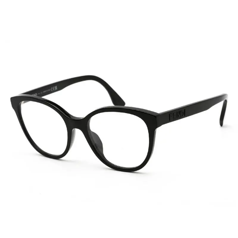 FE50024I Eyeglasses Eye Glasses 001 Shiny Black 52mm Women by Fendi