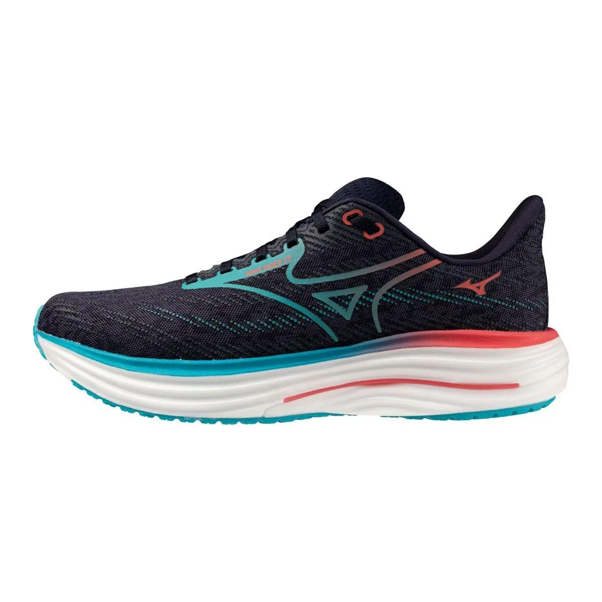 Mizuno Men`s Wave Rider 29 Running Shoe Odyssey Grey-capri Breeze - 411538.9WCZ