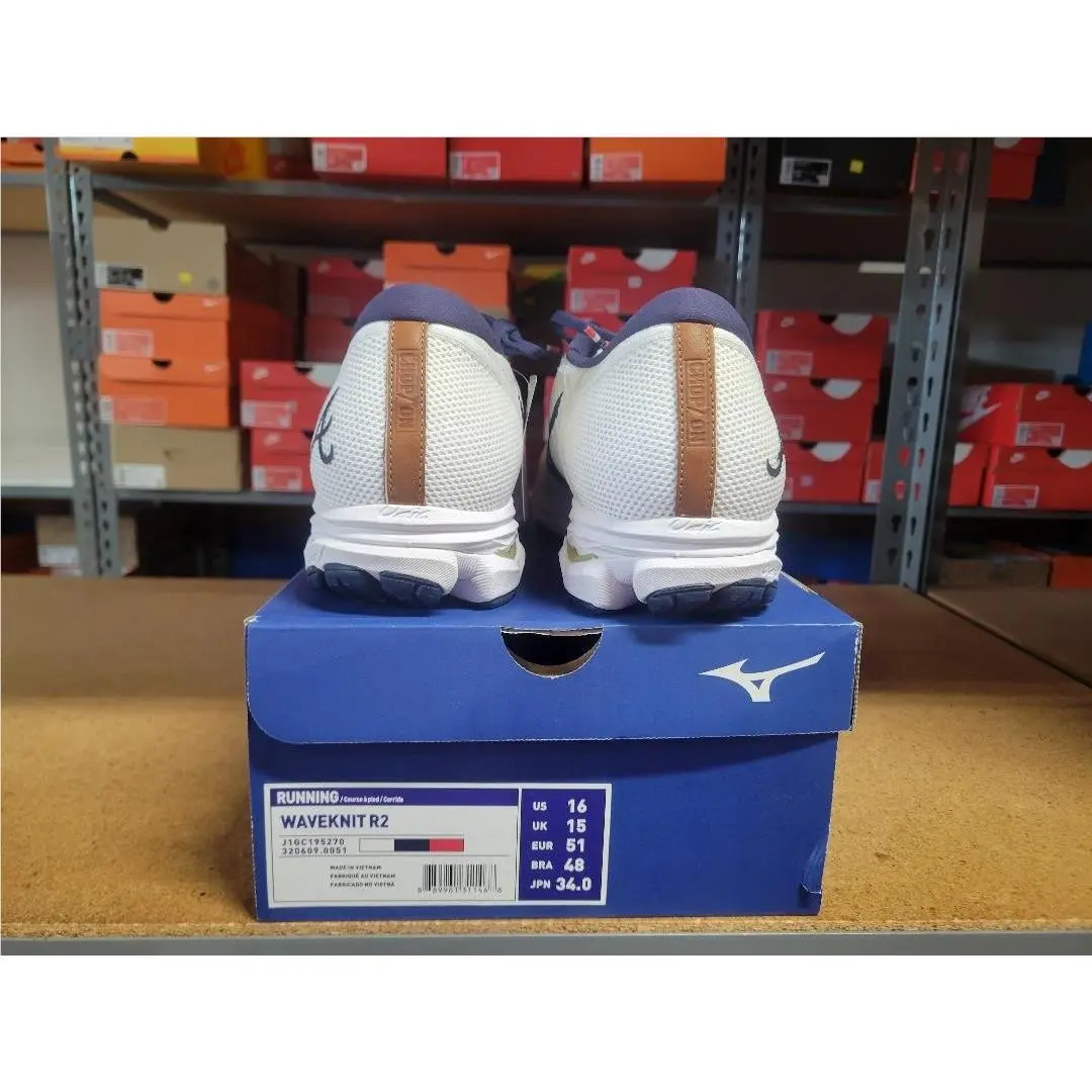 Mizuno shoes - Mizuno Waveknit R2 - Waveknit - J1GC195270 - Red White Blue Grey 3