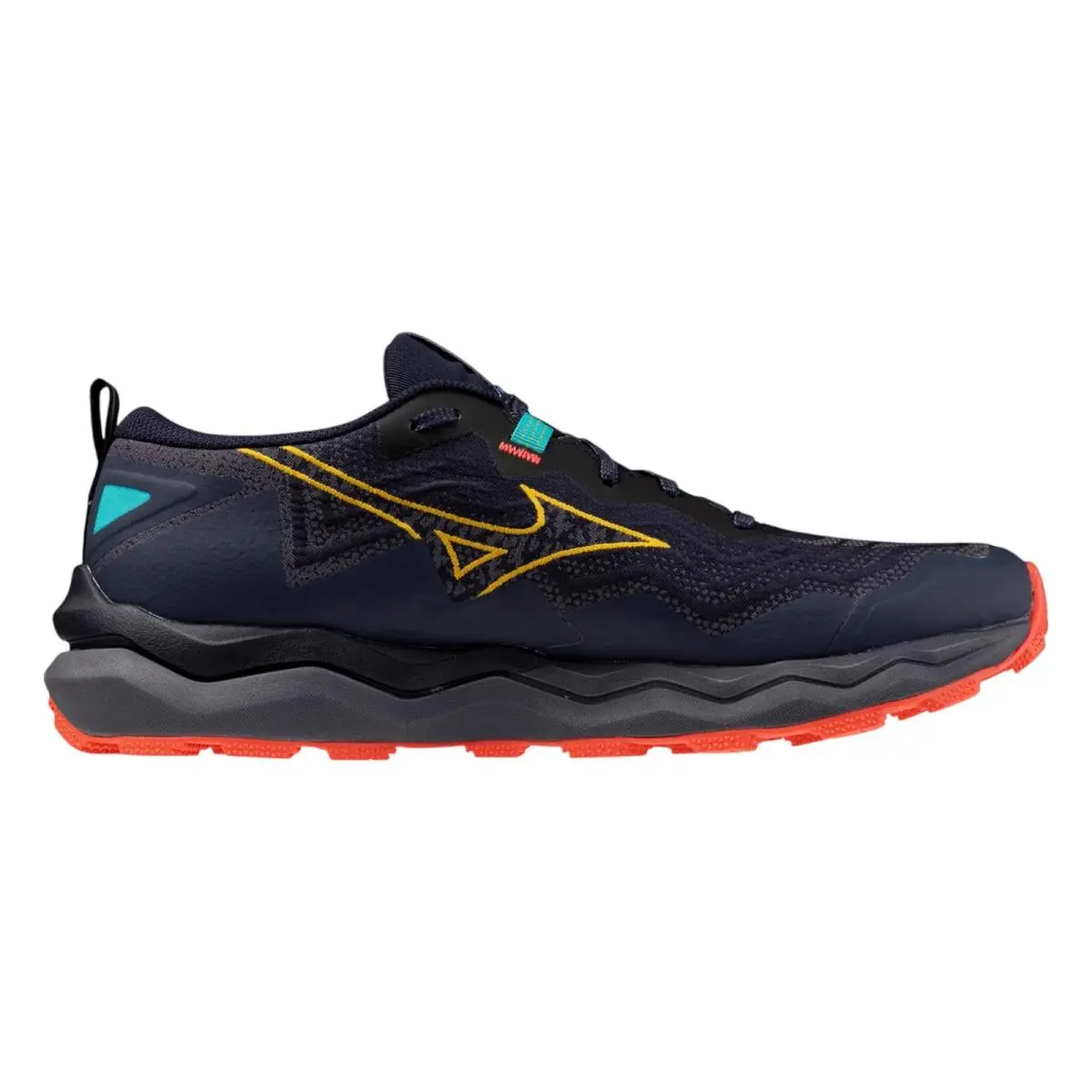 Mizuno Wave Daichi 9 Baritone Blue Citrus J1GJ257151 Trail Running Sizes 8-13