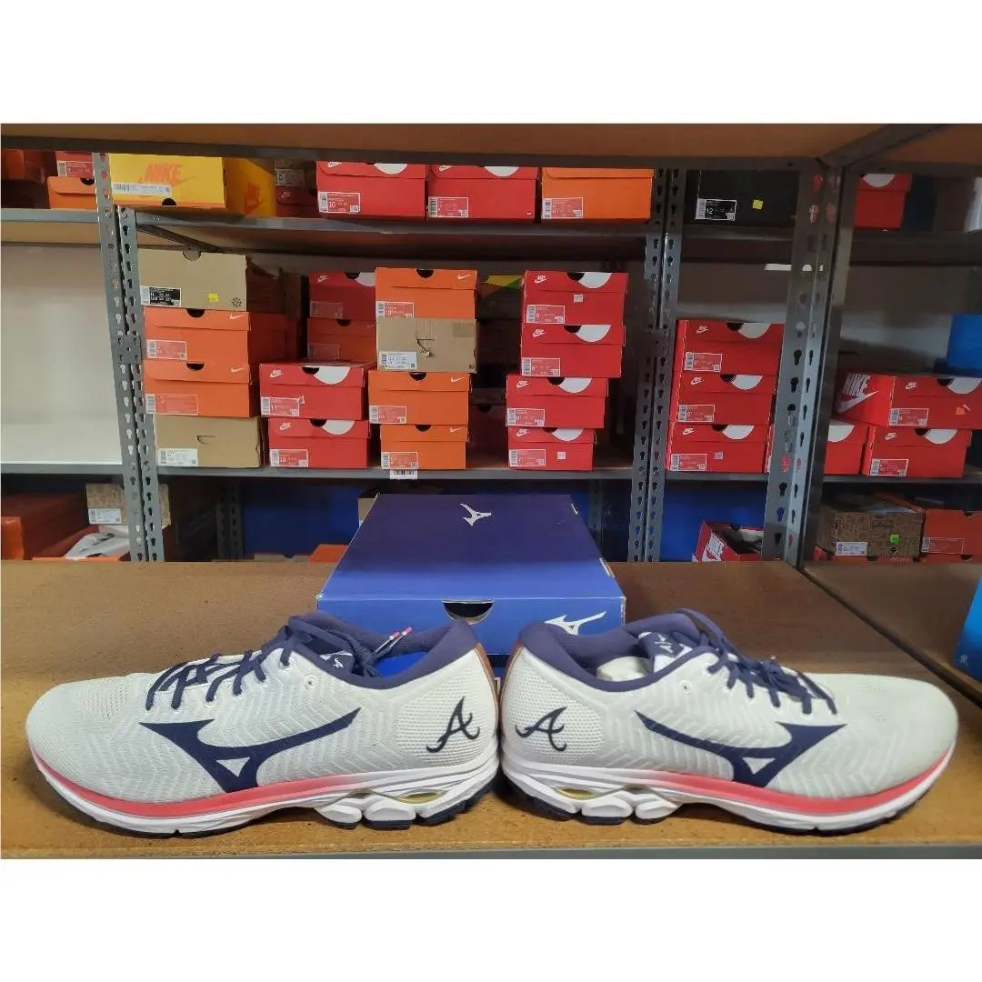 Mizuno shoes - Mizuno Waveknit R2 - Waveknit - J1GC195270 - Red White Blue Grey 6