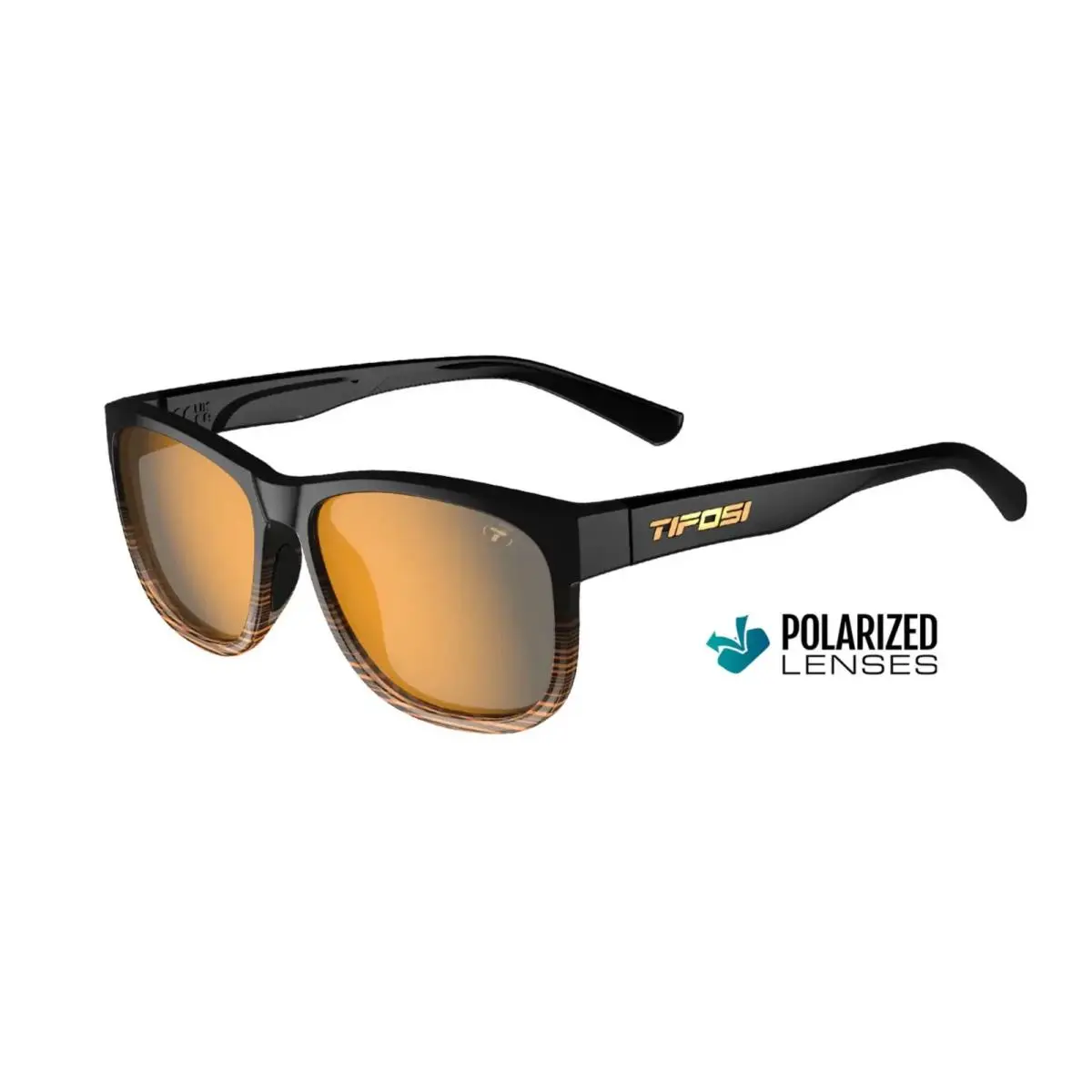 Optics Swank XL Sunglasses Polarized Lenses - You Choose Brown Fade by Tifosi