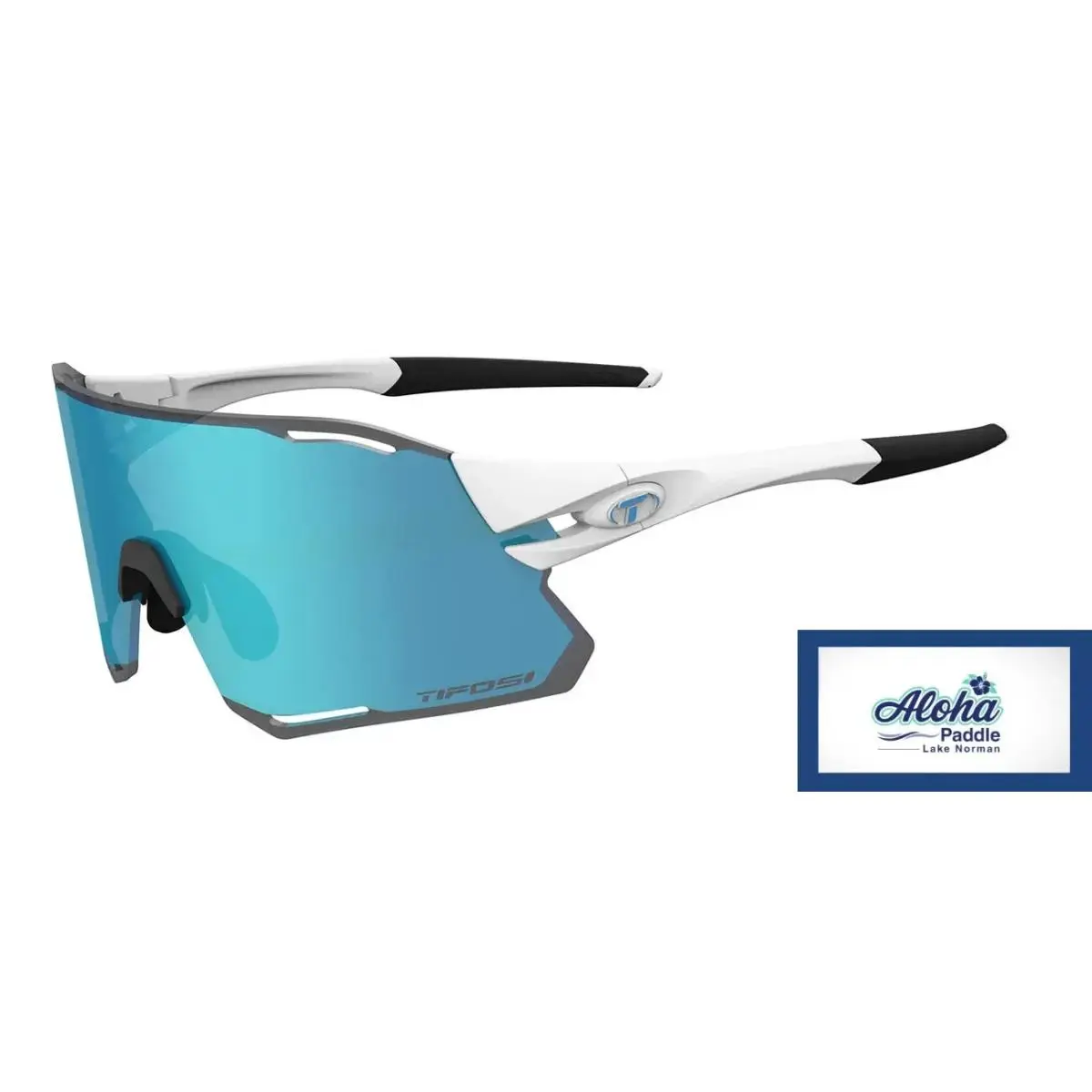 Tifosi Optics Rail Race Sunglasses Matte White Frame - 2 Interchangeable Lenses