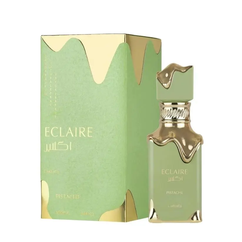 Eclaire Pistache Eau de Parfum Spray For Women 3.4 oz by Lattafa