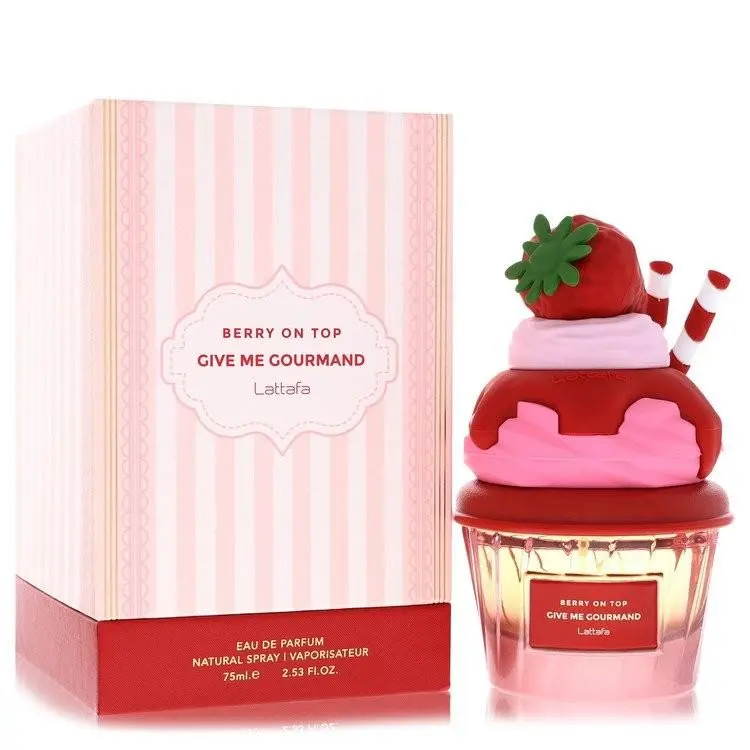 Gourmand Berry On Top Eau De Parfum Spray 2.5 oz/75ml Unisex Fragrance by Lattafa