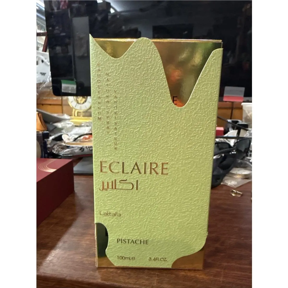 Eclaire Pistache Edp 100ml 3.4oz Pistachio Cream Whipped Vanilla by Lattafa