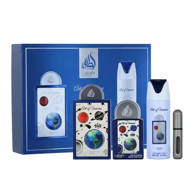 Pride Art Of Universe Unisex 3-Piece Gift Set 3.4 oz Edp by Lattafa