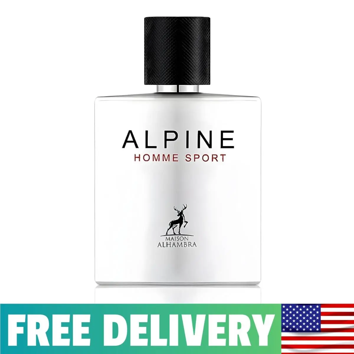 Maison Alhambra Alpine Homme Sport For Men Eau De Parfum Spray 3.4 Ounce / 100 by Lattafa