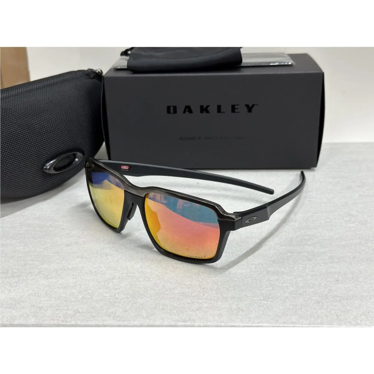Parlay OO4143 Matte Black / Prizm Polarized 58mm Sunglasses by Oakley