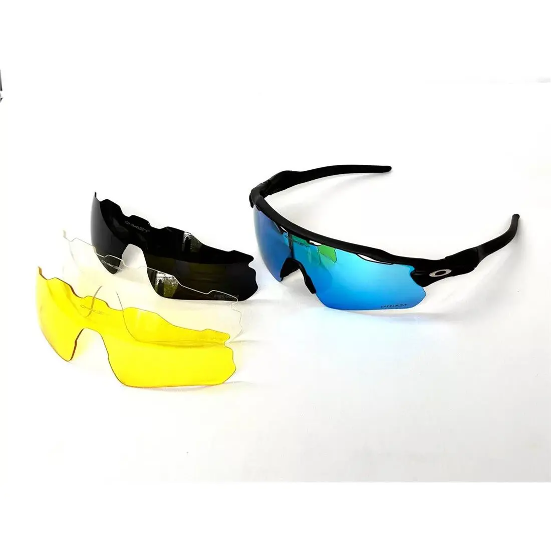 Radar EV Path Polished Black Frame W/prizm Lens Baseball Sports Blue by Oakley
