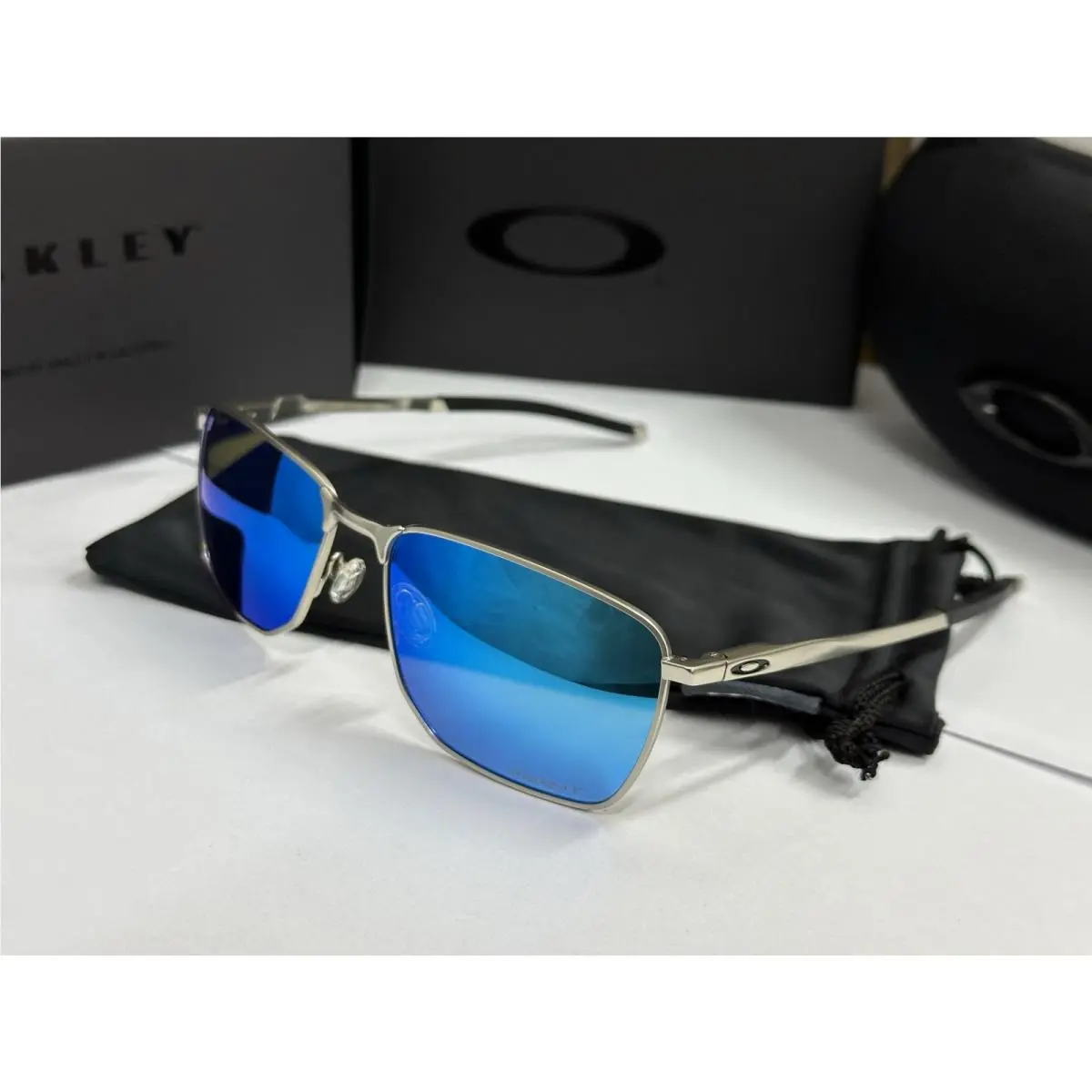 Ejector Matte Gunmetal Ducati Prizm Sunglass 4142 Blue by Oakley