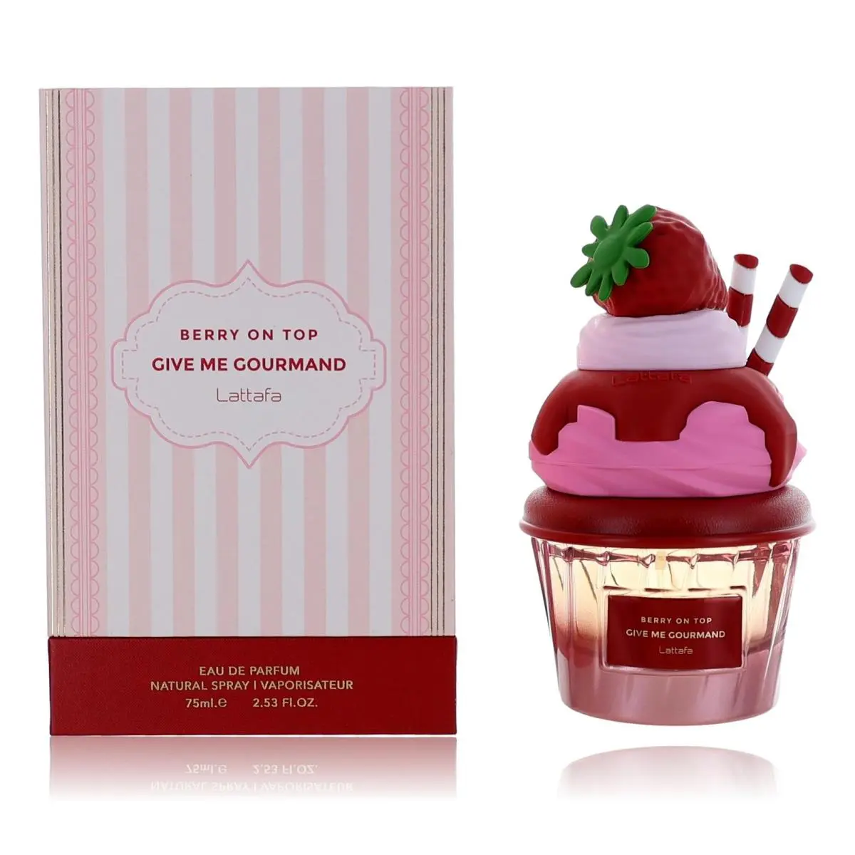 Berry On Top Give Me Gourmand  2.53 oz Edp Spray For Women by Lattafa