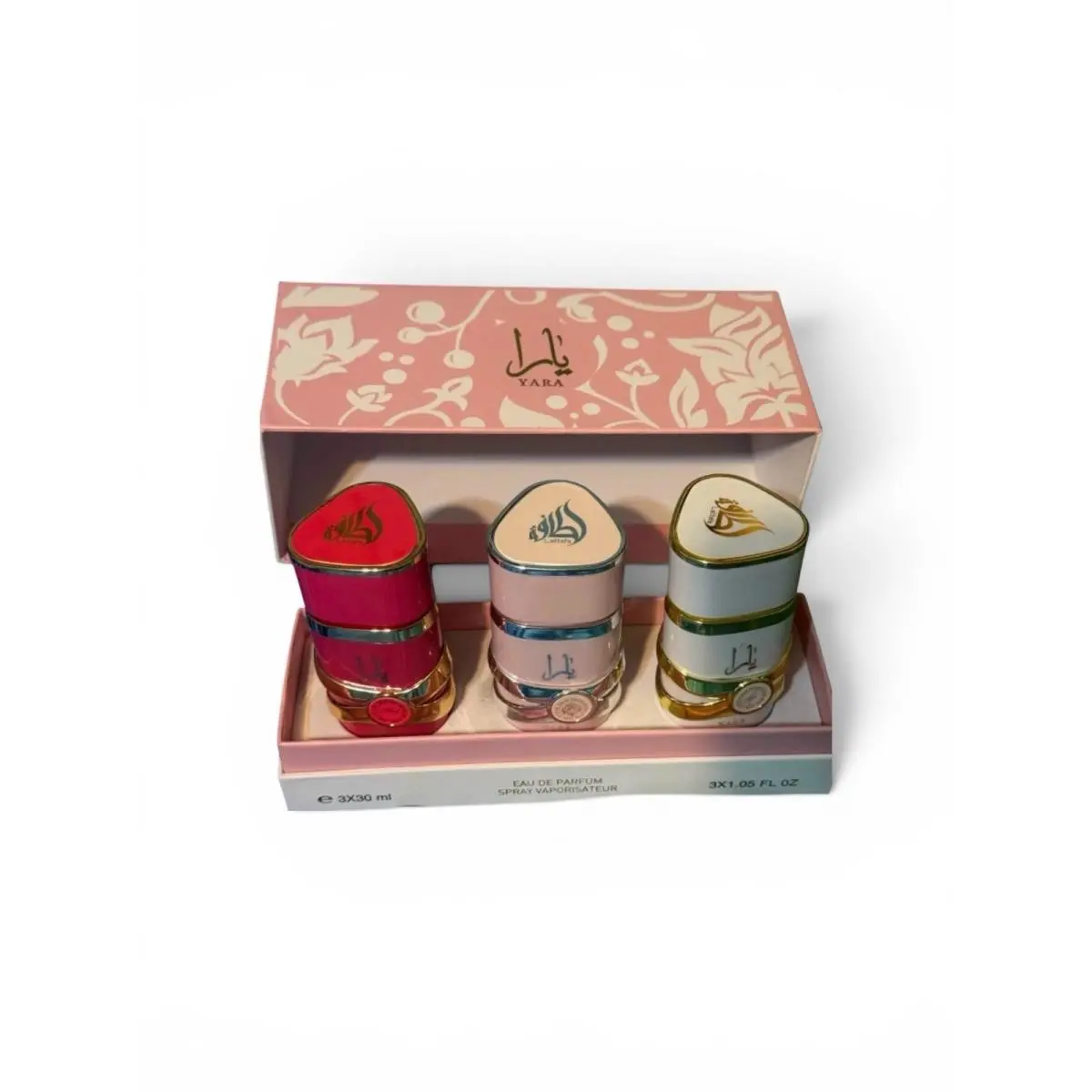 Yara 3-Piece Eau de Parfum Gift Set – 3 × 30 mL / 1.05 fl oz by Lattafa