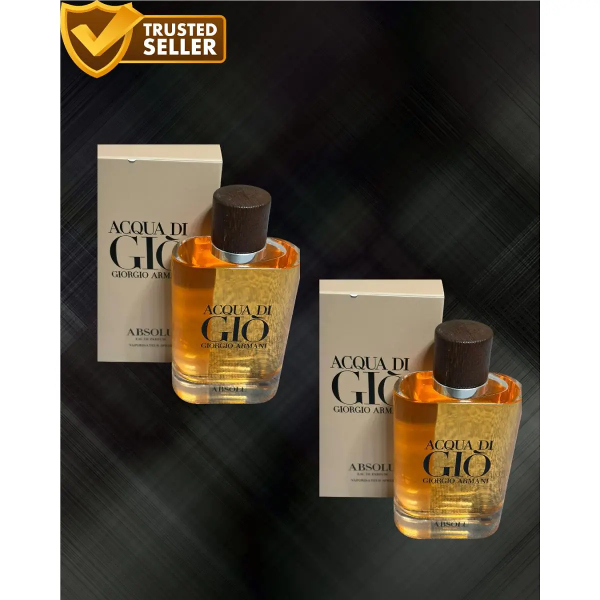 Acqua DI Gio Absolu Eau DE Parfum 6.7 Oz / 200 ml Pack of 2 by Giorgio Armani