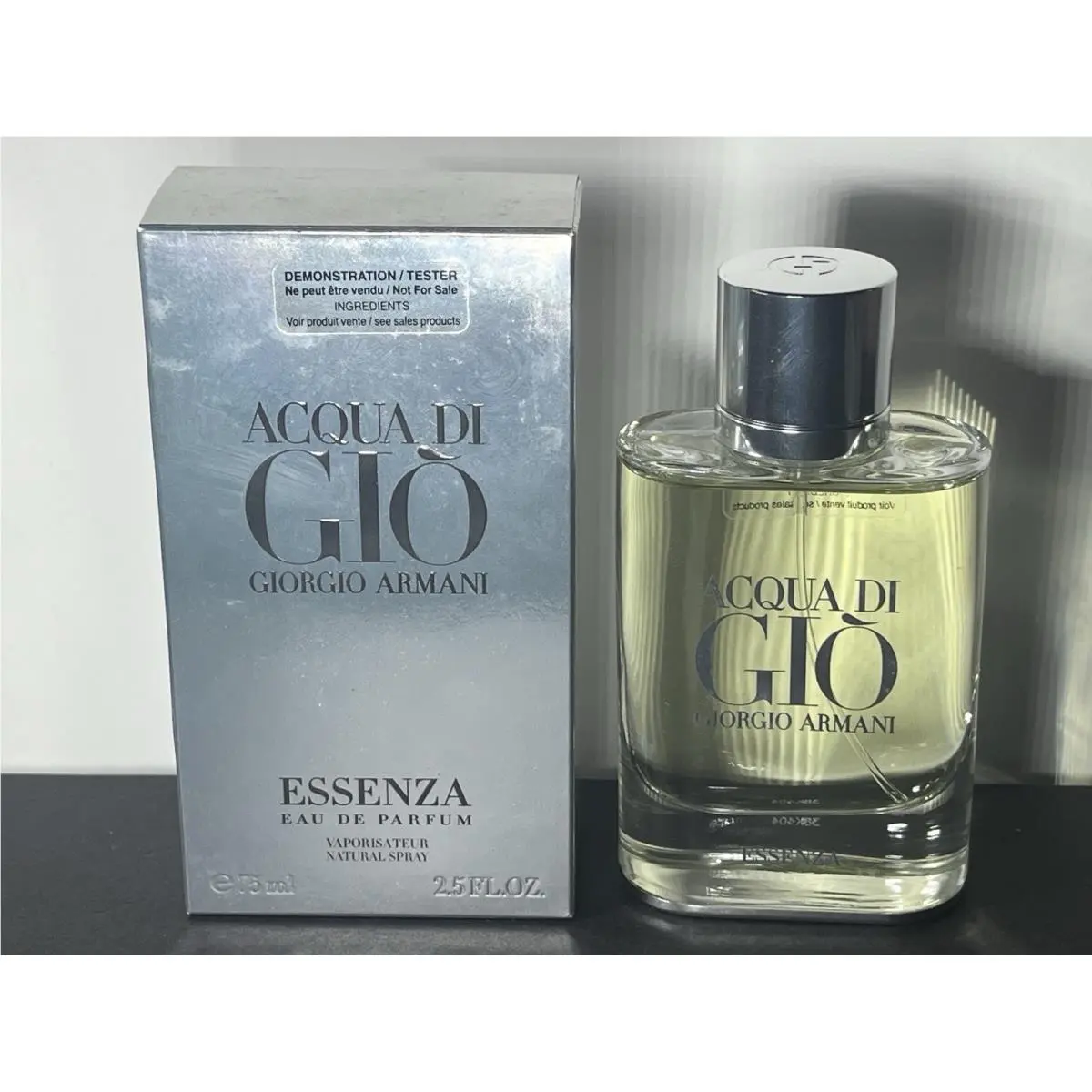 Acqua Di Gio Essenza 2.5 oz Eau De Parfum 75 ml Spray + Box by Giorgio Armani
