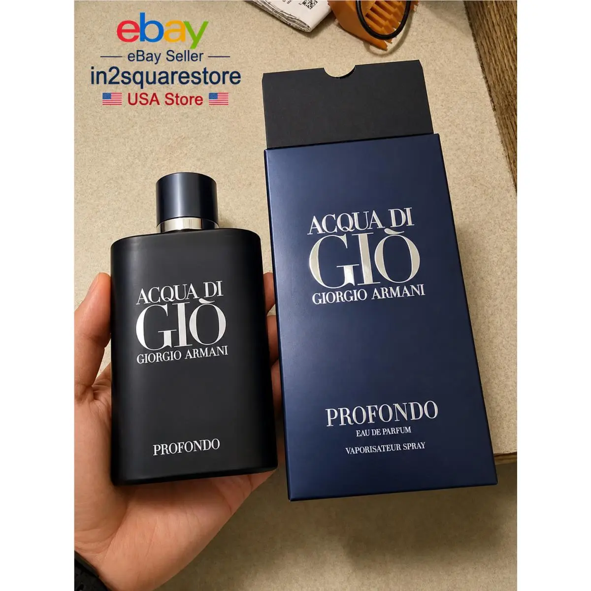 Acqua di Giò Profondo 3.4 oz Eau de Parfum Spray For Men by Giorgio Armani