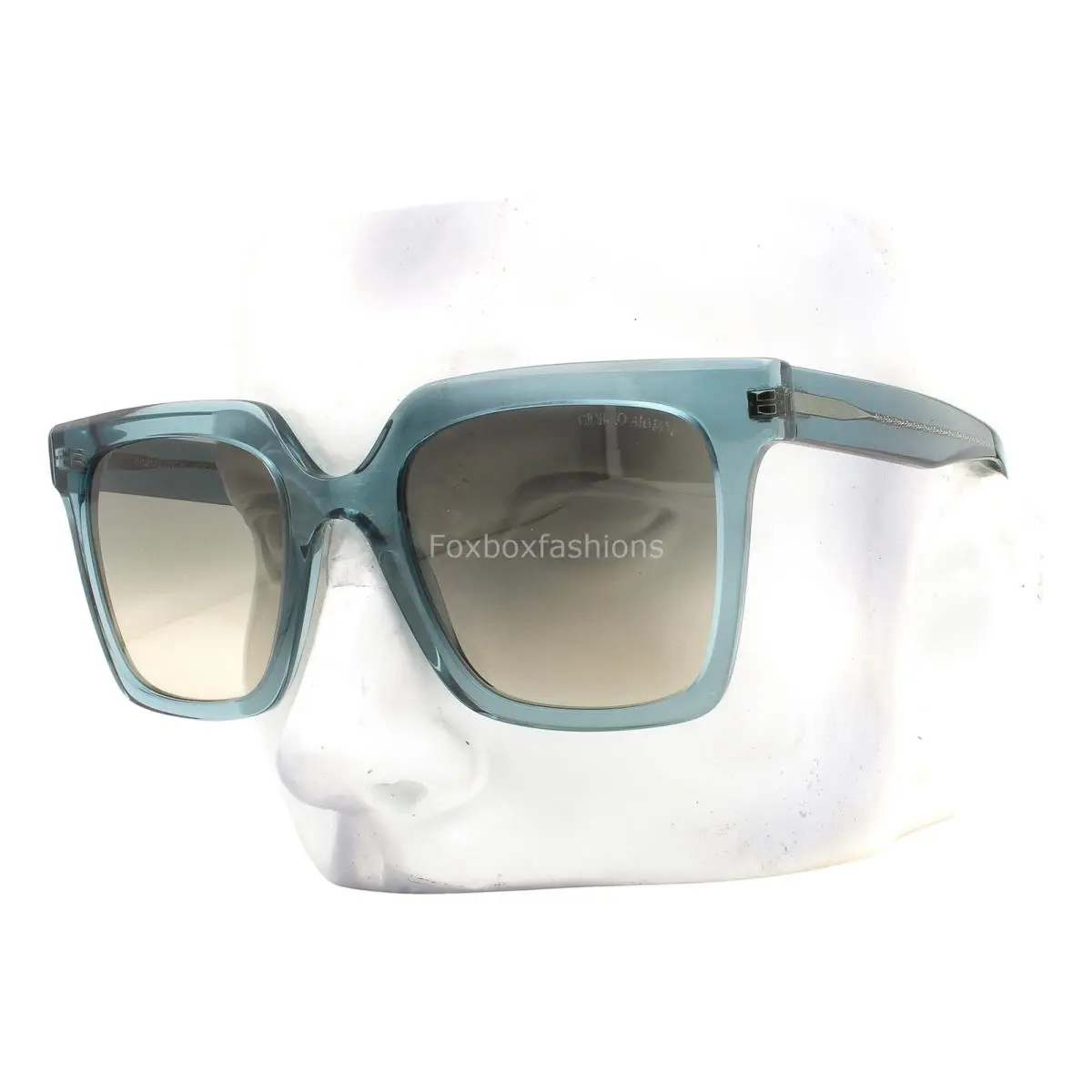 Sunglasses AR 8156 5934/32 Crystal Blue Gray Gradient with Case by Giorgio Armani