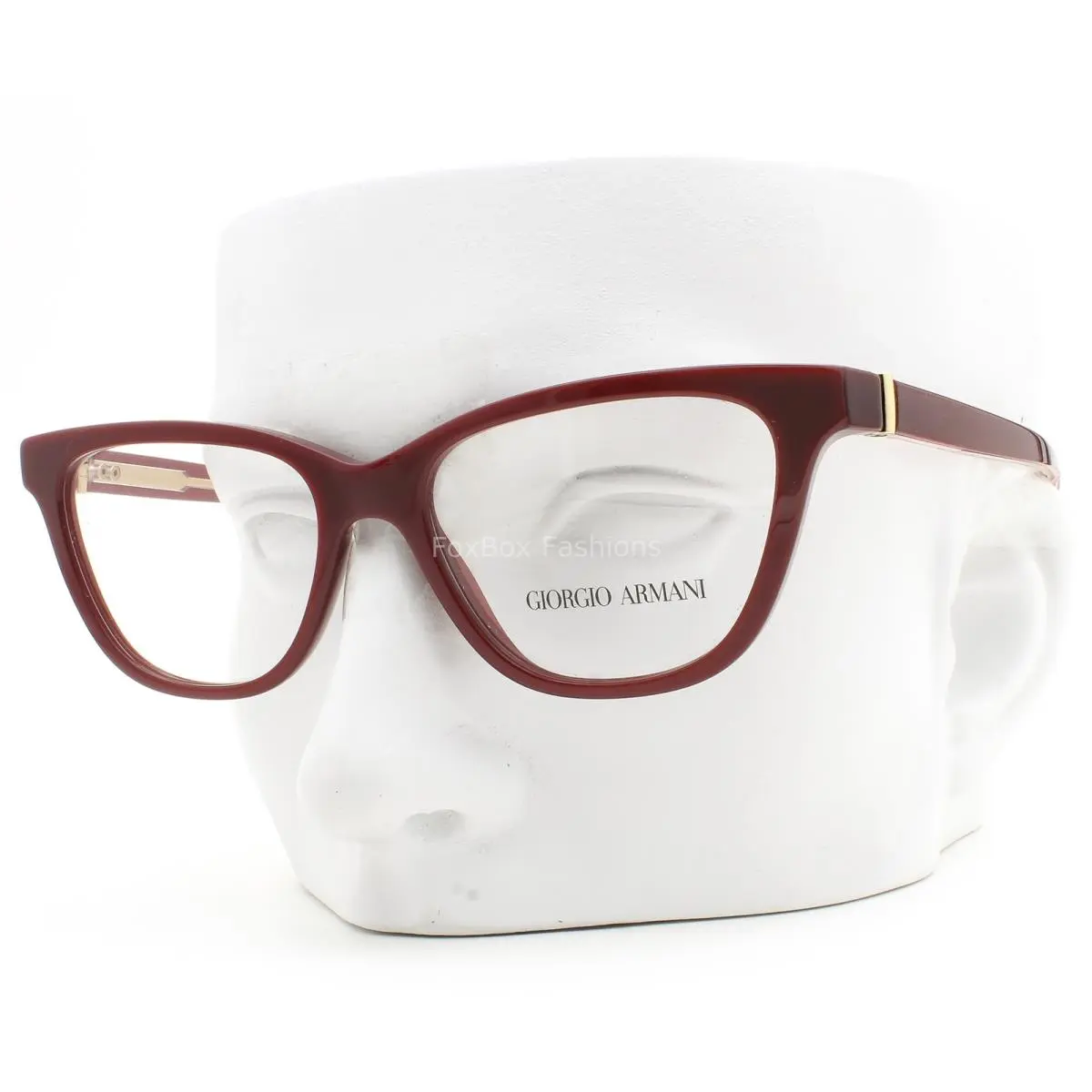 Eyeglasses AR 7263 5955 Glasses Polished Dark Red 51mm with Case by Giorgio Armani