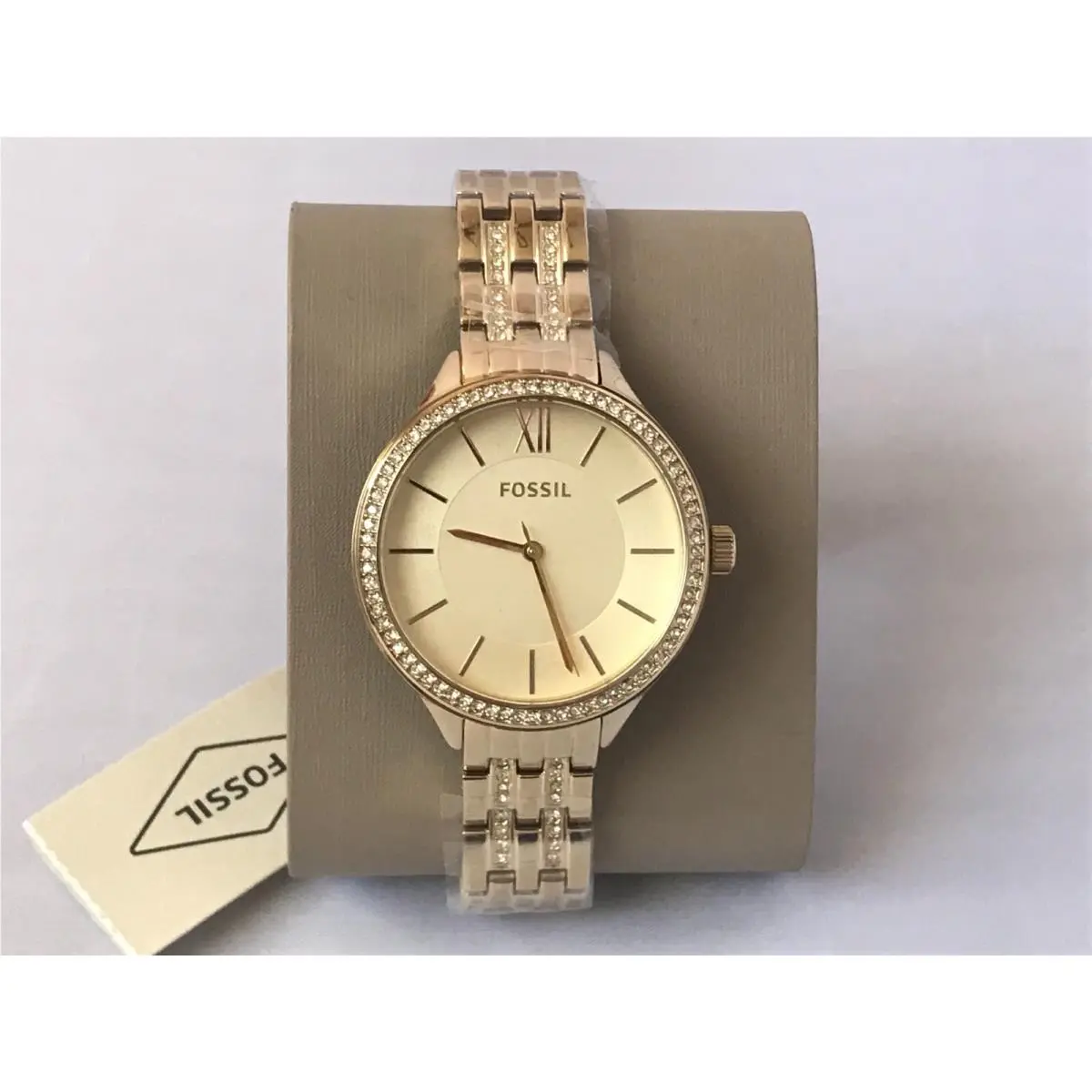 Suitor Three-hand Gold Color Stainless Steel Watch BQ3117 by Fossil