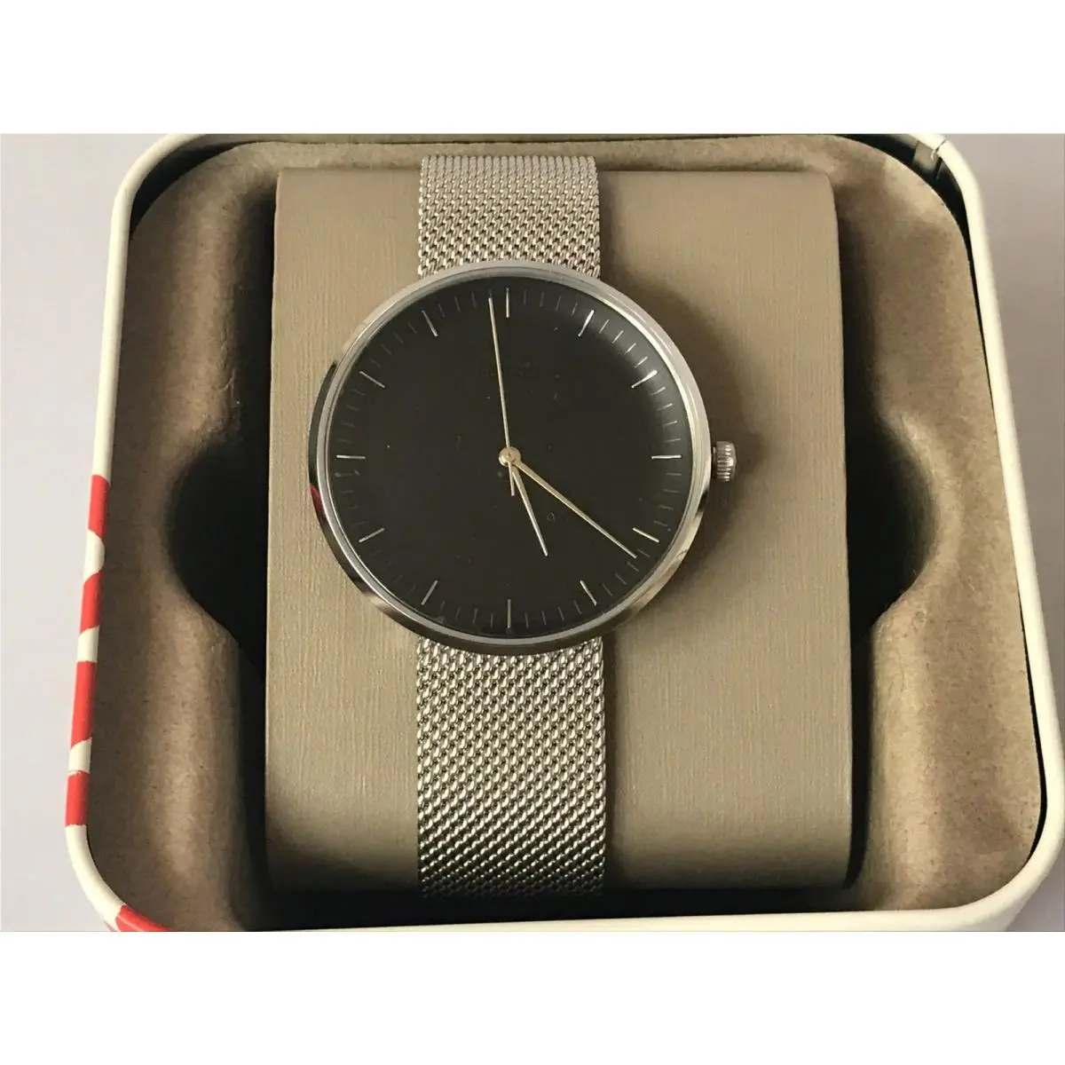 Ladies` Essentialist Three-hand Stainless Steel Watch ES4610 by Fossil
