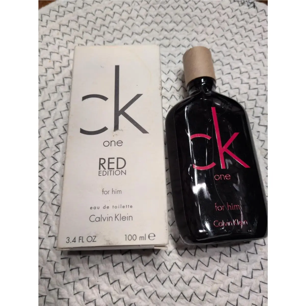 Tester  CK One Red Edition For Him 3.4oz-100ml Edt Spray /nib/rare by Calvin Klein