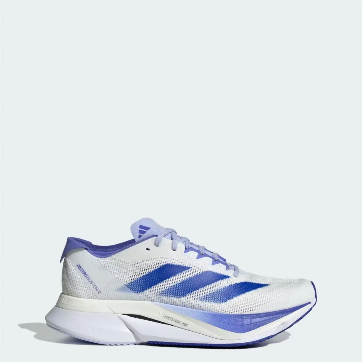 Adidas Adizero Boston 12 Cloud White Lucid Blue Cobalt Blue JI4479 Women`s