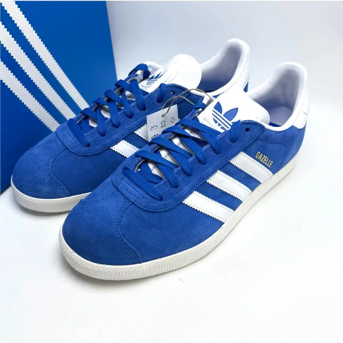 Adidas Gazelle Blue Cloud White IG2093 Men`s sz 5-12