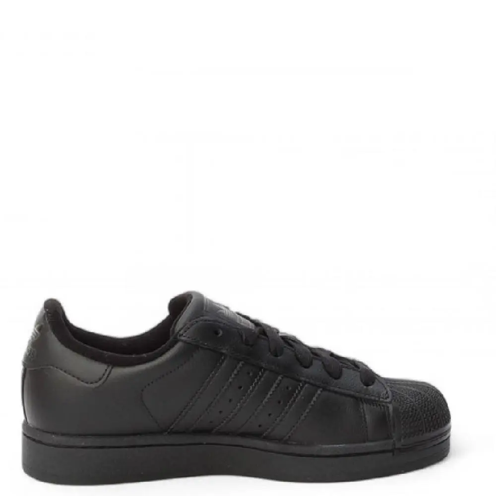 Big Kid`s Adidas Superstar II J Black/black/black JH9979 - Black/Black/Black