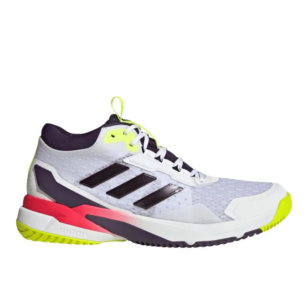 Adidas Crazyflight 6 Mid Indoor Mens White Sneakers Athletic Shoes HP7037