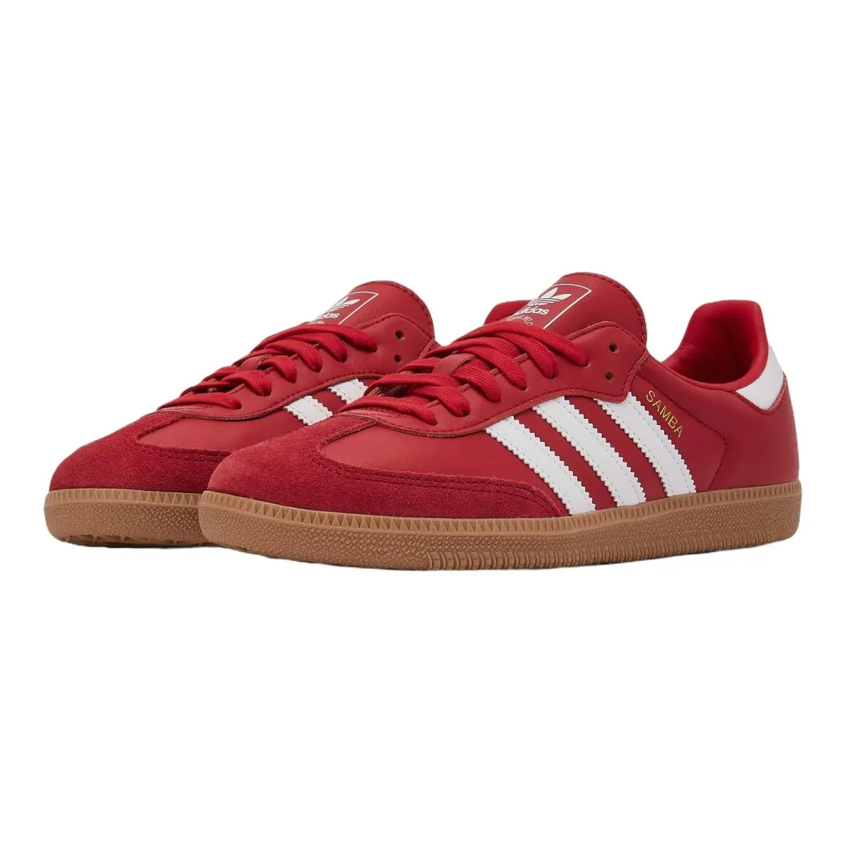 Adidas shoes - Samba Og - Samba - Cloud White/Wonder Gold Metallic/Grey One 48