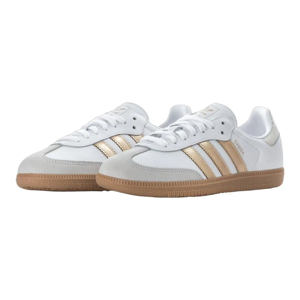 Adidas shoes - Samba Og - Samba - Cloud White/Wonder Gold Metallic/Grey One 8