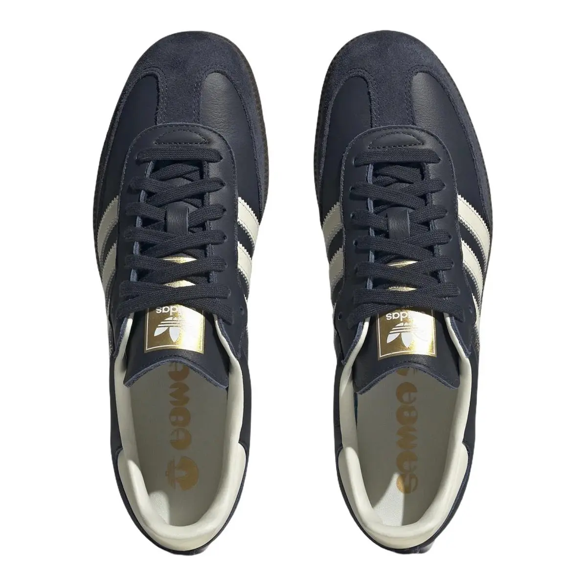Adidas shoes - Samba Og - Samba - Cloud White/Wonder Gold Metallic/Grey One 44