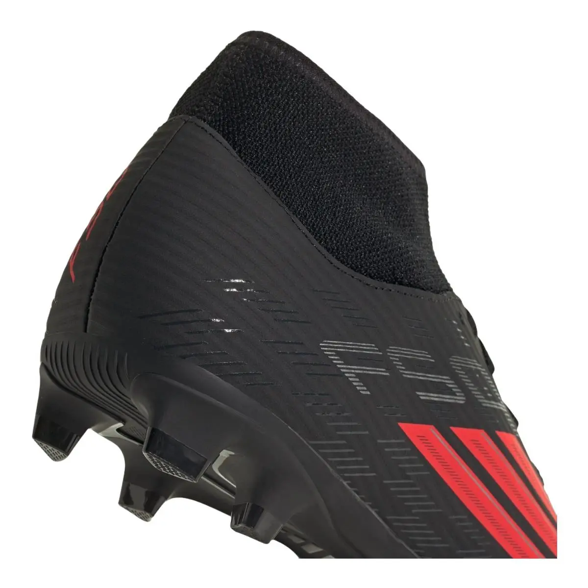 Adidas shoes - F50 Club Mid Fg Mg - JQ4031 - Black/Iron Met/Lucid Red 6