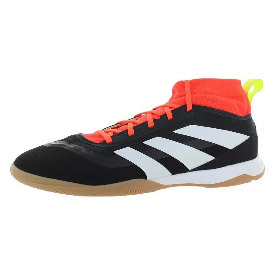 Adidas Predator League Sock IN Mens Shoes - Core Black/Footwear White/Solar Red, Main: Black