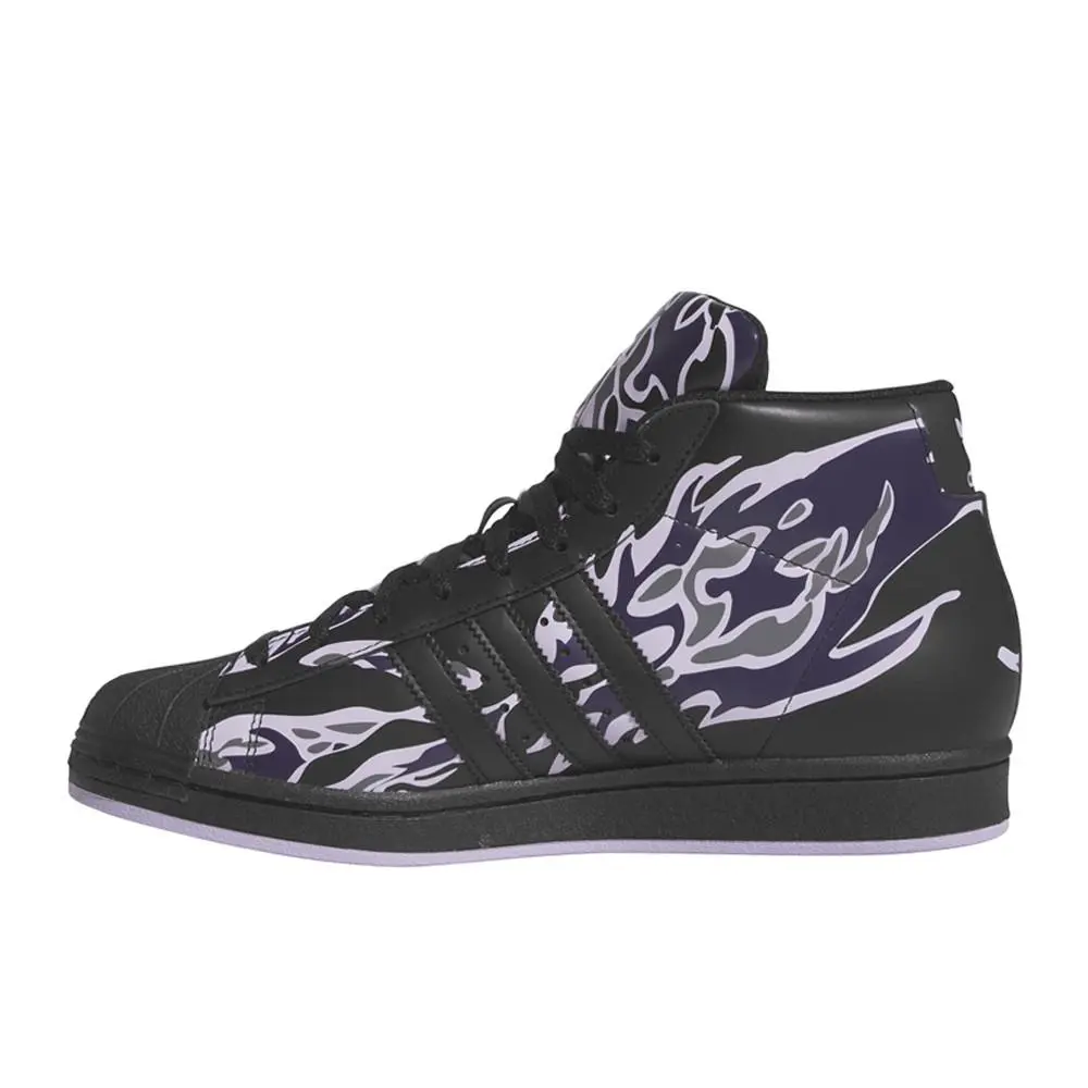 Adidas shoes - adidas Pro Model High Top - JR7591 - Black, Purple 1