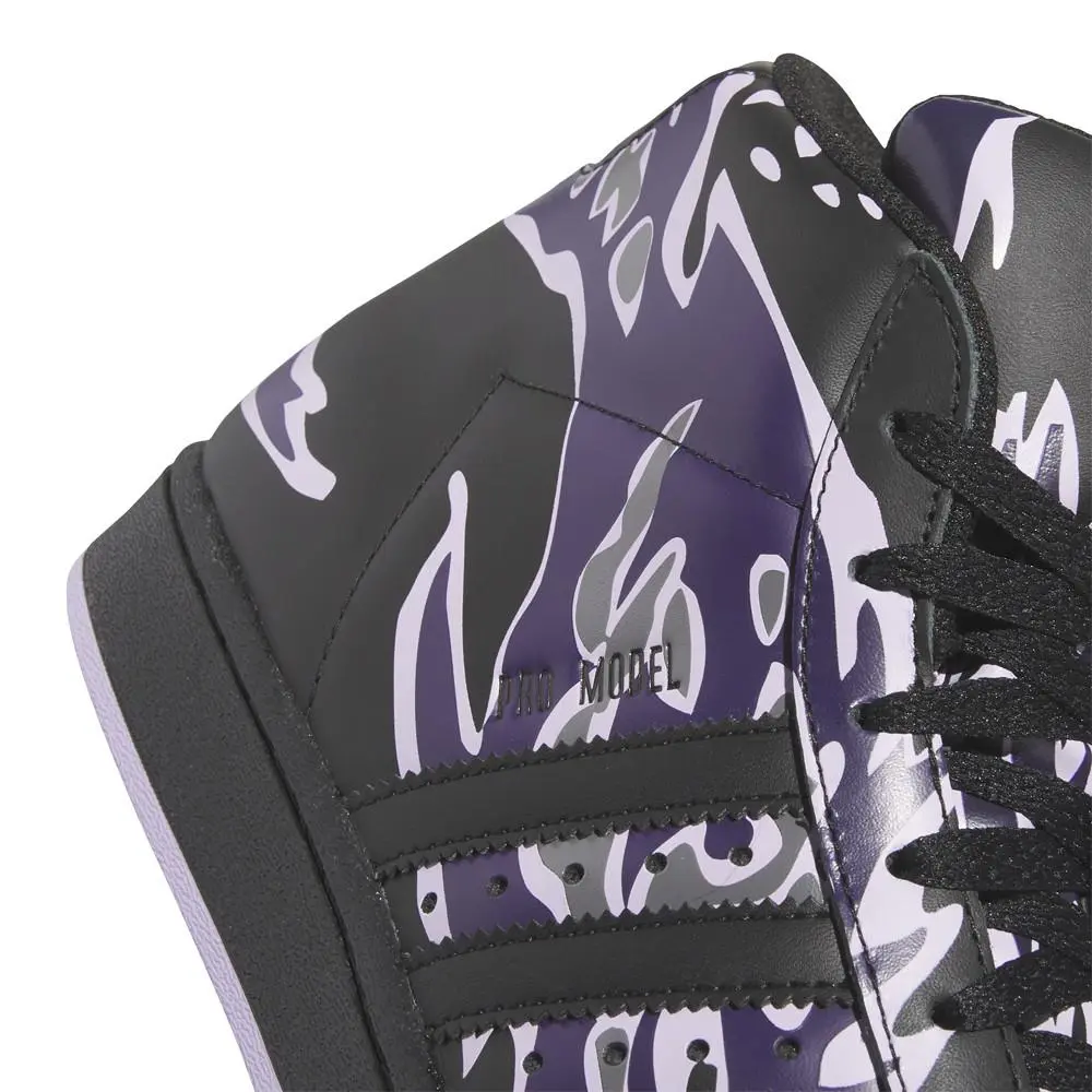 Adidas shoes - adidas Pro Model High Top - JR7591 - Black, Purple 4
